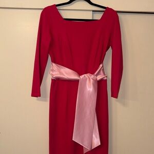 Pinup Couture Vibrant Pink Dress Size XL Stretch Princess Aurora Disney Dapper
